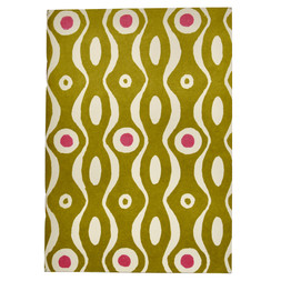 Pocket Notebook Persephone Bright Olive and Cool Pink