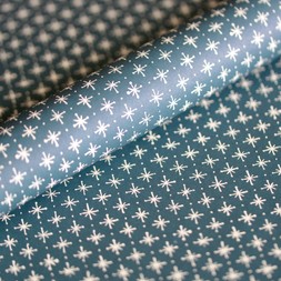 Patterned Paper Little Stars Petrol Blue £3