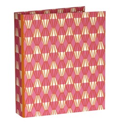 Ring Binder Threadwork Bright Pink and Orange
