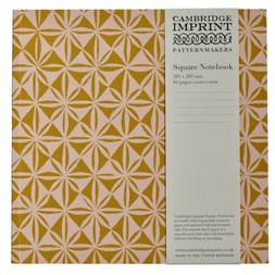 Square Notebook with Lined Paper in Windmill Pink Sand