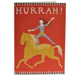Very Large Card Bareback Rider