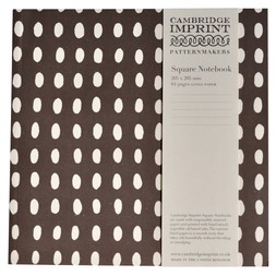 Square Lined Notebook in Bean Coffee