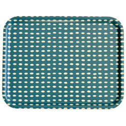 Birch Tray Oblong in Bean Kingfisher