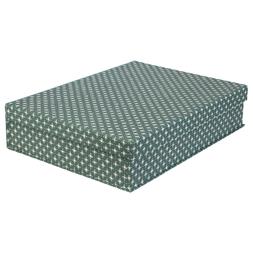 A4 Box File Little Stars Petrol Blue