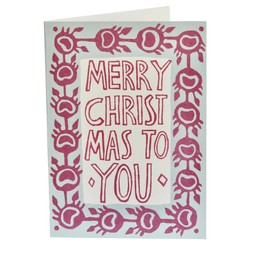 Card Christmas Seed Pods