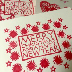 Printing Block Merry Christmas