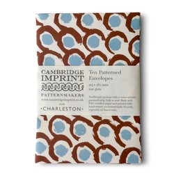Packet of Ten Patterned Envelopes in Charleston Loop and Spot