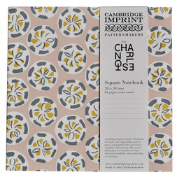 Square Lined Notebook in Charleston Roundel