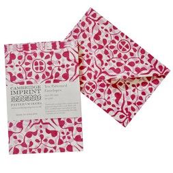 Packet of Patterned Envelopes in Dappled Eton Mess