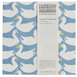 Square Lined Notebook in Ducks and Rabbits