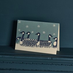 Card Flock of Geese