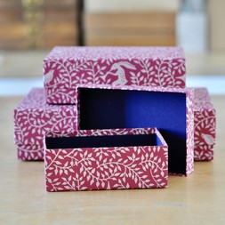 A Nest of Three Simple Boxes in Dancing Hare Berry