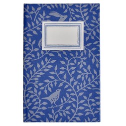 Lined Hardback Notebook in Dancing Hare Blue