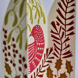 Extra Special Triptych Card Hidden Winter Bird