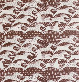 Patterned Paper Horses Chocolate