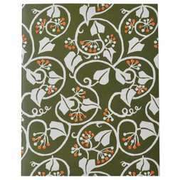 Slim Exercise Book Ivy Swamp Green and Orange