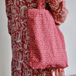 Pear Halves Patterned Book Bag