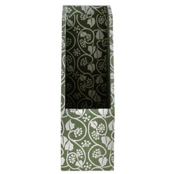 Magazine File in Small Ivy Stripe Sage Green