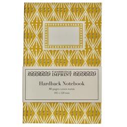 Lined Hardback Notebook Selvedge Mustard