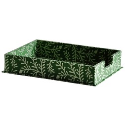 Small Letter Tray Sprig Pea Green