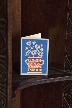 Small Card Thank You Mug