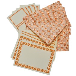 Set of Notecards and Envelopes Sea Urchin Neon