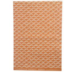 Patterned Paper Wave Blood Orange