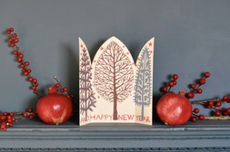 Extra Special Triptych Card Winter Trees