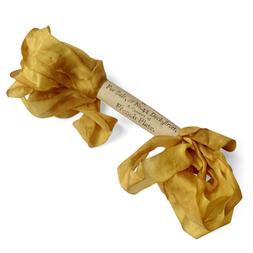 Vintage Fabric Ribbon Faded Gold