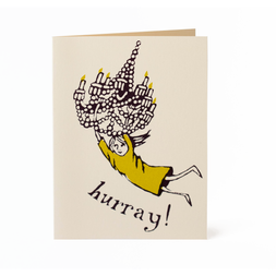 Chandelier Girl Card