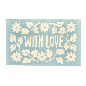 Pack of Leaves and Stars Gift Cards Duck Egg