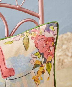 Aperol Spritz Reversible Garden Cushion £26