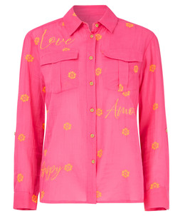 Feel The Love Embroidered Shirt £48
