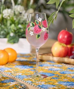 Rich Raspberry Wine Glass £16