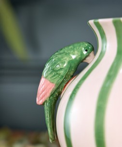 Splendid Stripe Parrot Vase £38