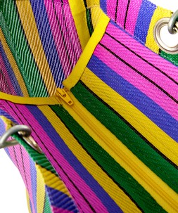 Striped Woven Basket Bag, £28 3