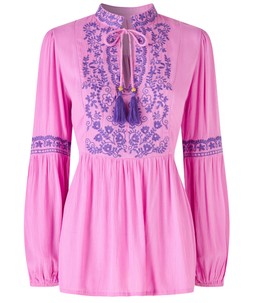 WA504A Joe Browns Essential Embroidered Summer Tunic Top £48