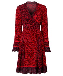WF761A Ditsy Floral Wrap Front Dress £60