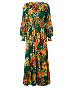 WF774A Selena Fruity Long Sleeve Maxi Dress £75