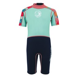 Kids' Wetsuit | Tropical Leaf Aruba Blue Navy £50