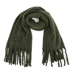 Women's Aleena Shawl Scarf | Khaki Green RRP £40