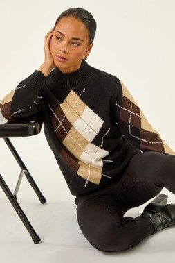 Roman Petite Agryle Knit Jumper