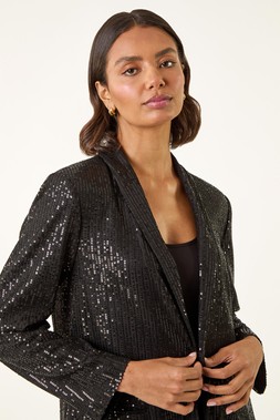 Roman Relaxed Sequin Blazer
