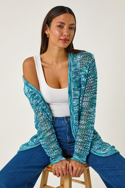 Roman Spacedye Lightweight Knit Cardigan