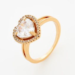 Tk Maxx Gold Plated Heart Ring £9.99 Rrp £29