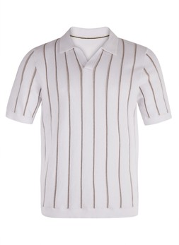 TK Maxx Men white & brown stripes polo shirt £19.99 ( RRP £)