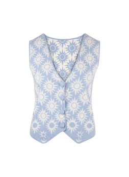 TK Maxx Women Gold Label blue vest top £59.99 ( RRP £275.00)