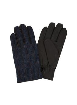 FI5021 TK Maxx blue wool & leather Gloves £12.99 ( RRP £40.00) 18670