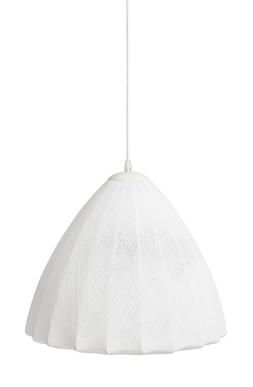 White Mesh Pendant Light