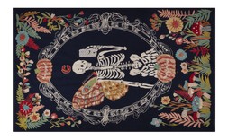 Homesense Blue Embroided Rug £21